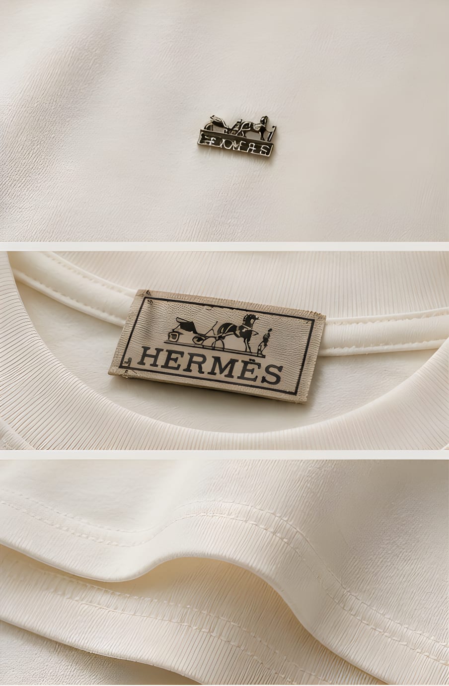 Hermès — Blanco Puro · Detalle