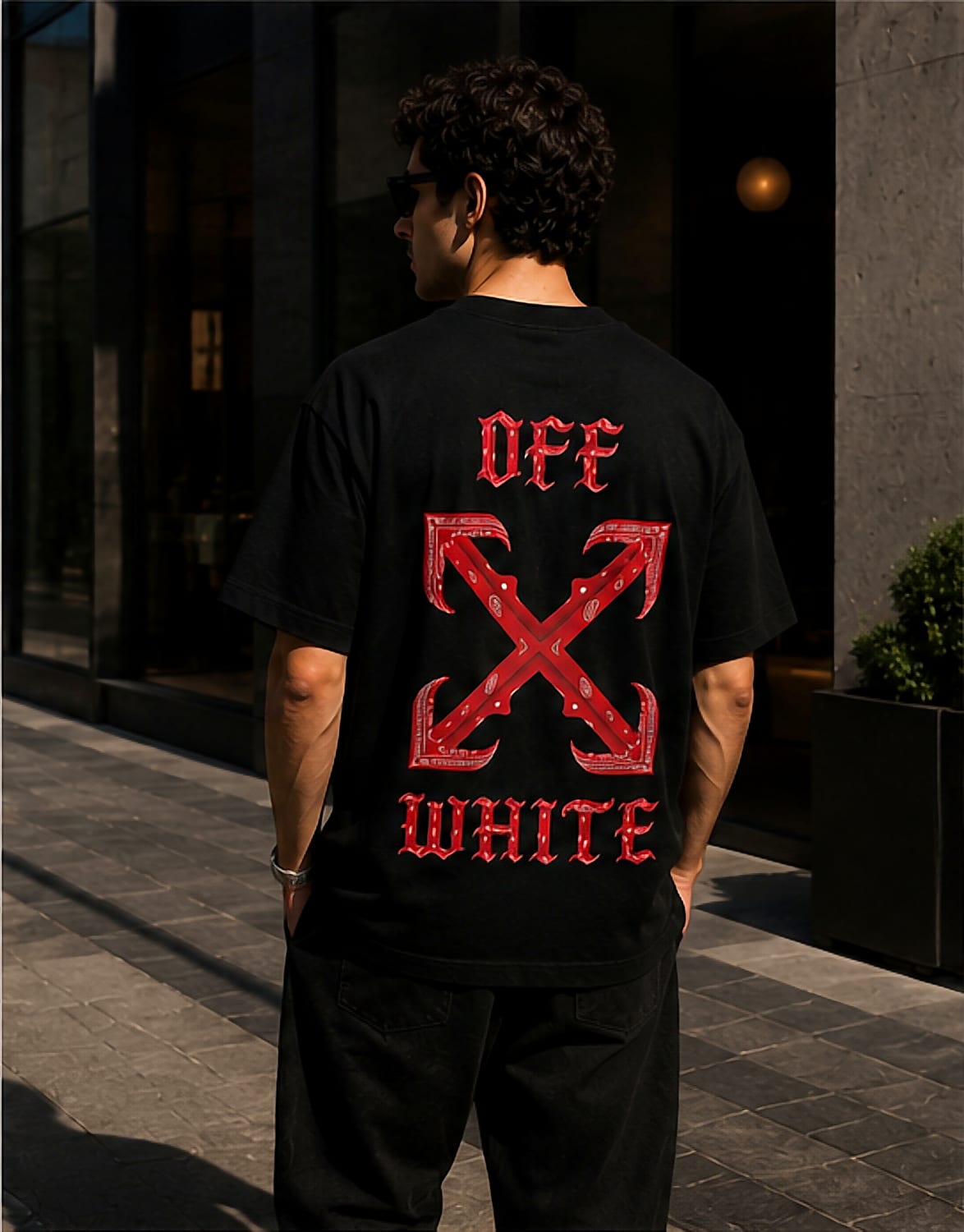 Off-White — Flechas Escarlata · En uso