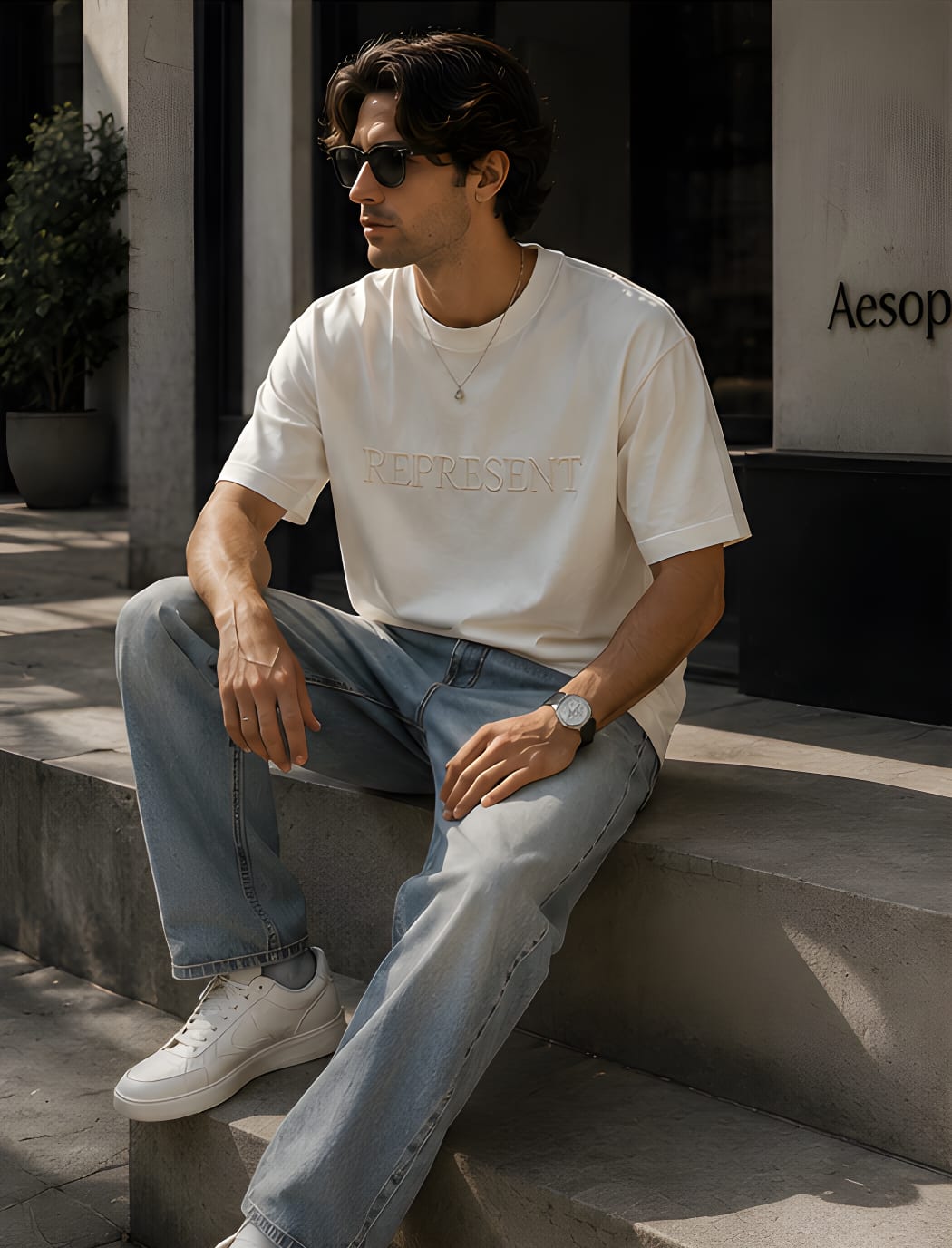 Represent — Base Crema · En uso
